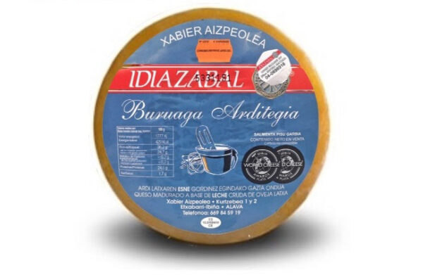 QUESO IDIAZABAL AHUMADO BURUAGA ARDITEGIA