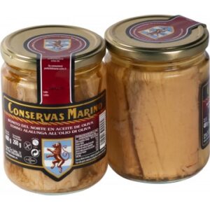 Bonito del norte en aceite de oliva 'CONSERVAS MARINO' caja de 6 botes