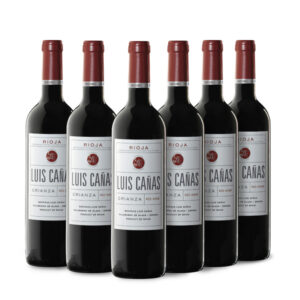 Luis Cañas - Vino Tinto con D.O. Rioja - Crianza caja de 6 botellas de 75 cl.
