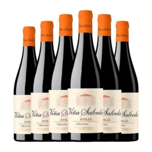 Viña Salceda Rioja Crianza 75 cl Vino Tinto (Caja de 6 unidades)
